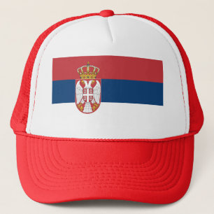 Serbia Flag Trucker Hat