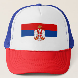 SERBIA FLAG TRUCKER HAT