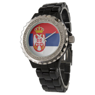 Serbia flag watch