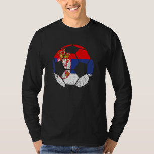 Serbia Football World Soccer Serbian Fan Country B T-Shirt