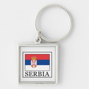 Serbia keychain