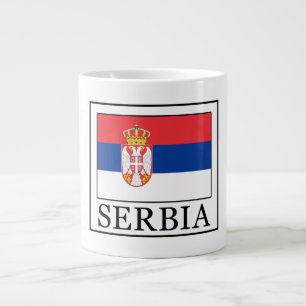 Serbia Large Coffee Mug