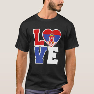 Serbia Love Serbe Jersey Jebiga Brate Serbias T-Shirt