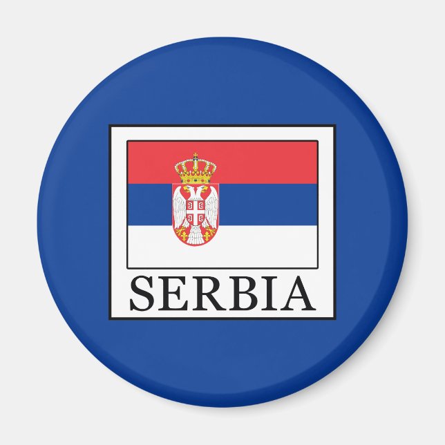Serbia Magnet (Front)