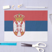 Serbia paper tissue, Serbian Flag tissue paper
