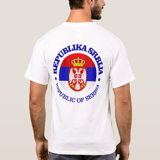 Serbia (rd) T-Shirt (Back)