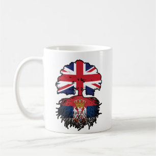 Serbia Serbian British UK United Kingdom Britain Coffee Mug
