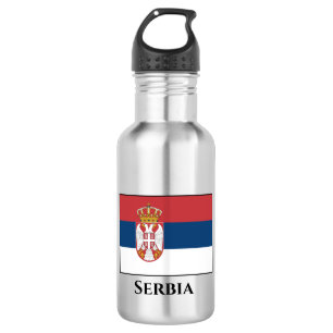 Serbia (Serbian) Flag 532 Ml Water Bottle