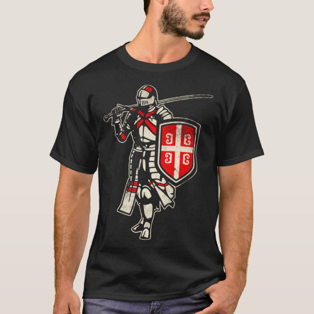 Serbia Serbian Knight T-Shirt (Front)