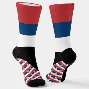 Serbia Socks, Serbian flag colours / sports Socks