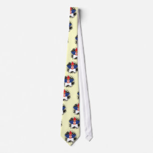 Serbia Star Tie