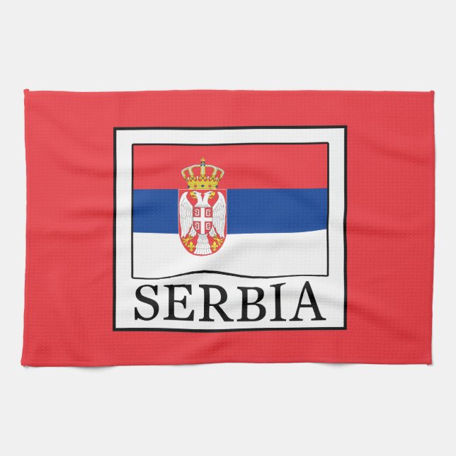 Serbia Tea Towel (Horizontal)