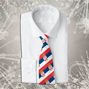 Serbia Ties, fashion Serbian Flag business Tie