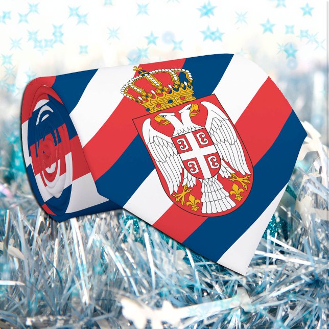 Serbia Ties, fashion Serbian Flag business Tie (Creator Uploaded)