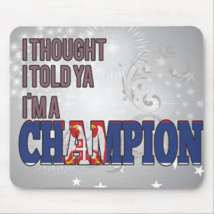 Serbian and a Champion Mouse Pad