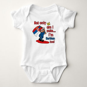 Serbian baby design bodysuit