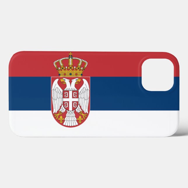 Serbian Case-Mate iPhone Case (Back (Horizontal))