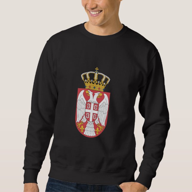 Serbian coat of arms sweatshirt (Front)