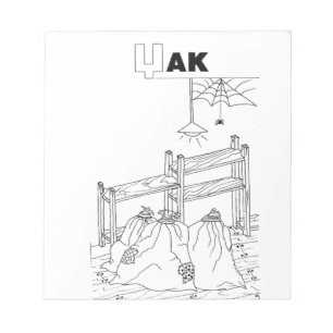 serbian cyrillic sack notepad