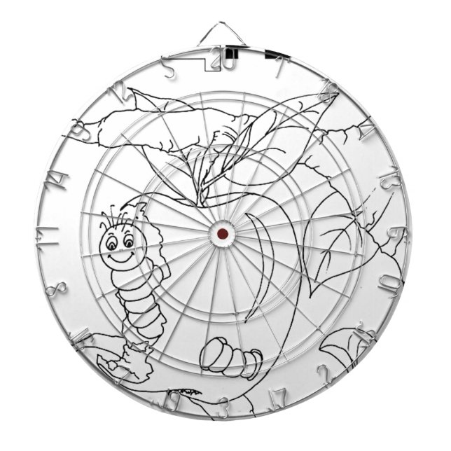 serbian cyrillic worm dartboard (Front)