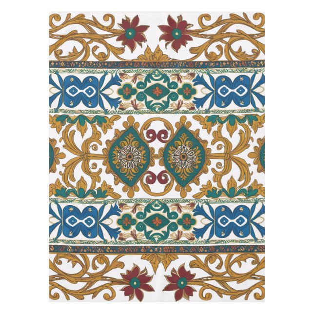 Serbian ethnic seamless design 4 tablecloth (Front)
