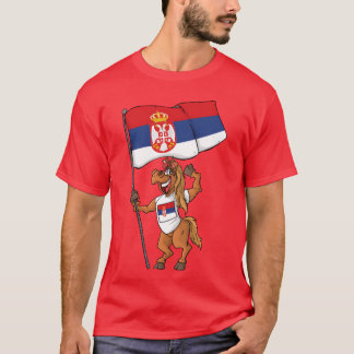 Serbian fan horse friend T-Shirt