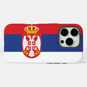 Serbian Flag iPhone 16 Pro Case