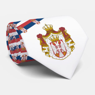 Serbian Flag & Coat of Arms, Flag of Serbia Tie
