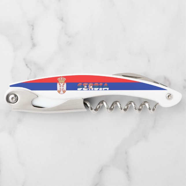Serbian flag corkscrew (Front)