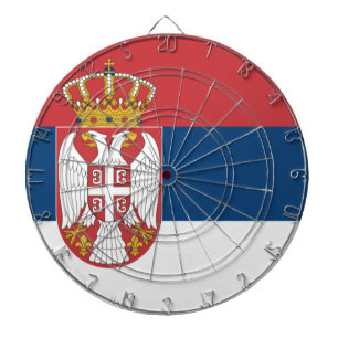 Serbian Flag Dartboard