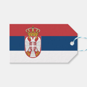 Serbian Flag Gift Tags