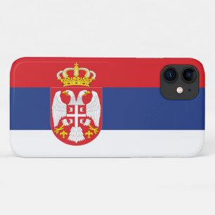 Serbian Flag iPhone 4 Case