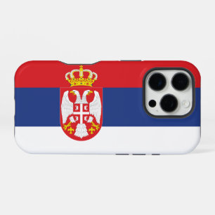 Serbian Flag iPhone 16 Pro Case