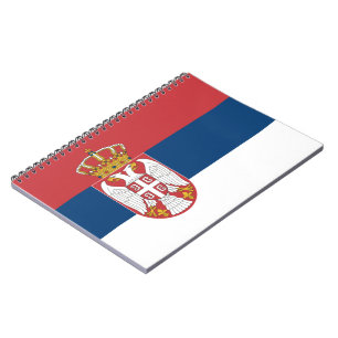Serbian Flag Notebook