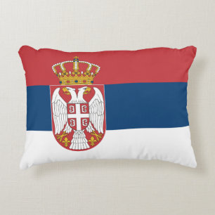 Serbian flag on the Pillow
