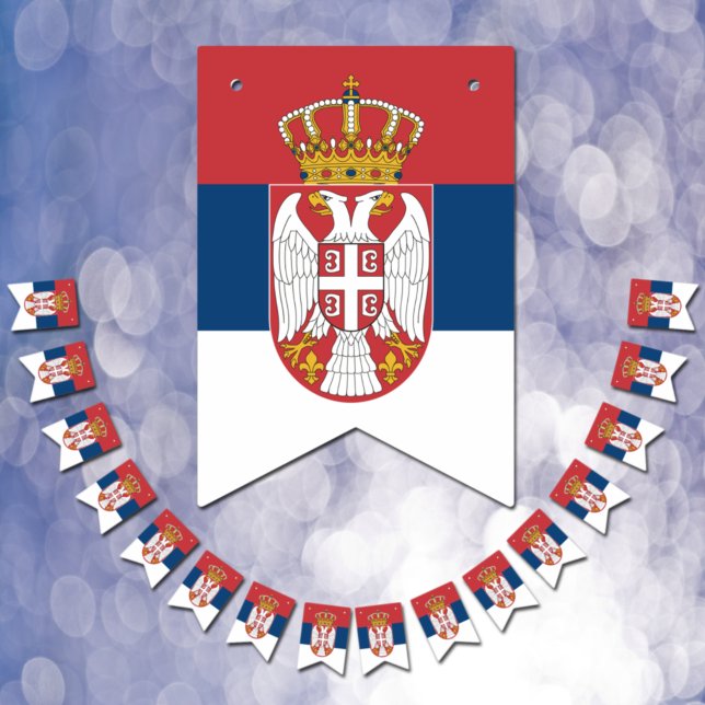 Serbian Flag & Party Serbia Banners /Weddings (Creator Uploaded)