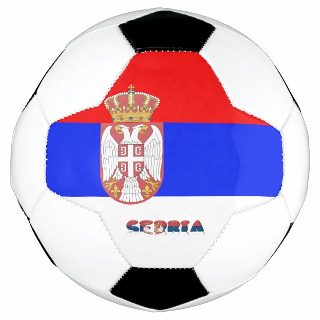 Serbian flag soccer ball (Front)