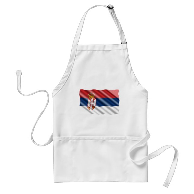 Serbian flag standard apron (Front)