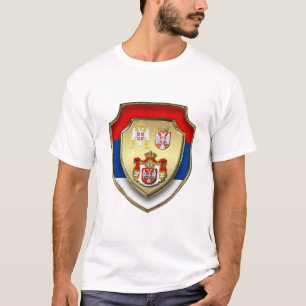 Serbian mediaeval shield Serbia coat of arms 1 T-Shirt