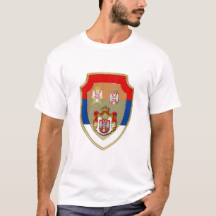 Serbian mediaeval shield  Serbia coat of arms Srb T-Shirt
