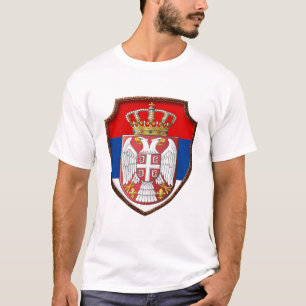 Serbian mediaeval shield  Serbia coat of arms srb  T-Shirt