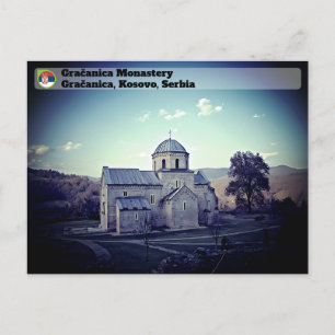 SERBIAN MONASTERIES - Gračanica Monastery Holiday Postcard
