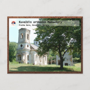 SERBIAN MONASTERIES - Kuveždin Monastery Holiday Postcard