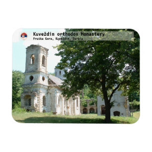 SERBIAN MONASTERIES - Kuveždin Monastery Magnet