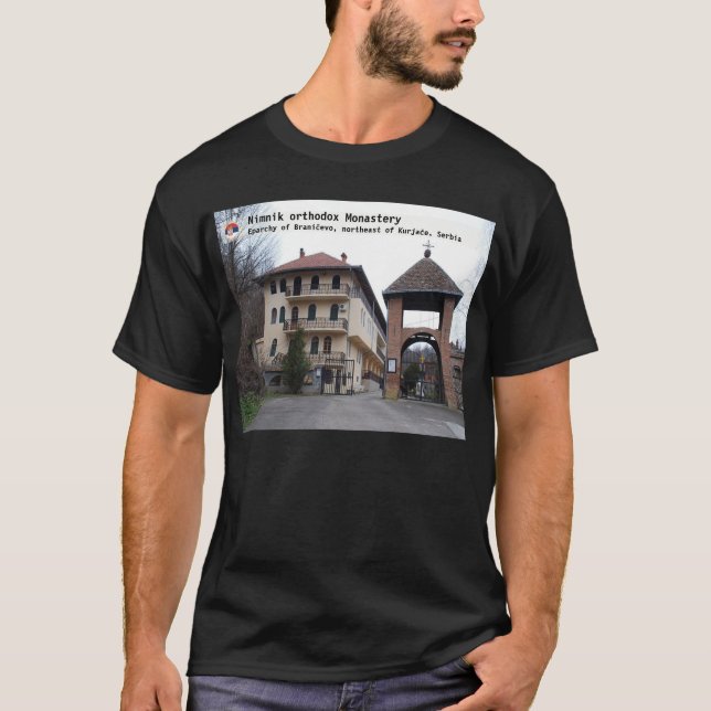 SERBIAN MONASTERIES - Nimnik orthodox Monastery 2 T-Shirt (Front)