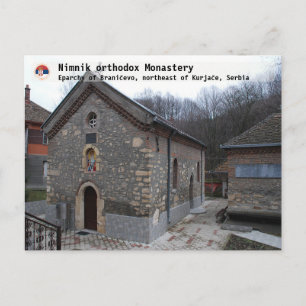 SERBIAN MONASTERIES - Nimnik orthodox Monastery 3 Holiday Postcard