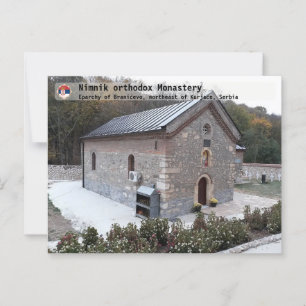 SERBIAN MONASTERIES - Nimnik orthodox Monastery Postcard