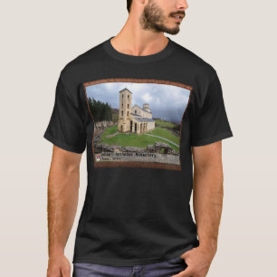 SERBIAN MONASTERIES - Sopoćani orthodox Monastery T-Shirt