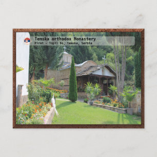 SERBIAN MONASTERIES - Temska orthodox Monastery 2 Postcard