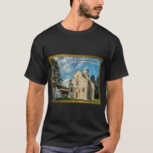 SERBIAN MONASTERIES - Visoki Dečani Monastery 3 T-Shirt (Front)